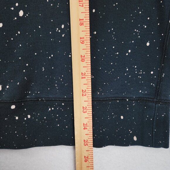 Nike Sweater Womens Medium Black Splatter Crew Neck Pullover Sweatshirt Swoosh - Picture 6 of 9